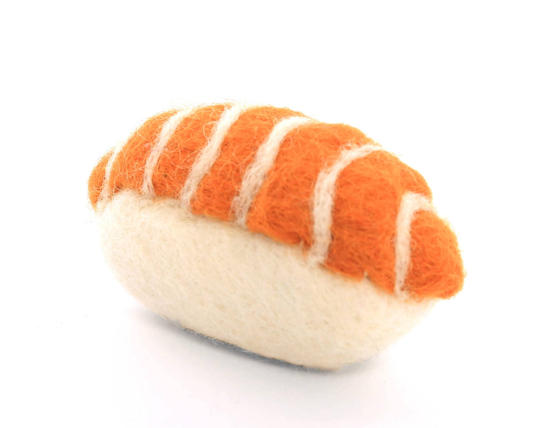 The Foggy Dog - Sushi Cat Toy,  Salmon Nigiri