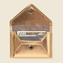 Load image into Gallery viewer, Mini Envelope Wallet With RFID protection - Gold
