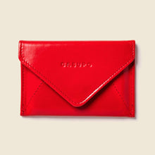 Load image into Gallery viewer, CASUPO - Mini Envelope Wallet With RFID protection - Fire Red
