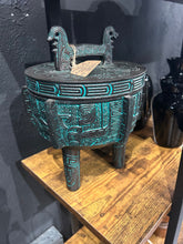 Load image into Gallery viewer, Vintage Mayan Carved Ice Bucket
