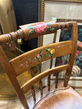 Load image into Gallery viewer, vintage hand painted chairs - set of 2 
