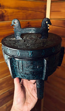 Load image into Gallery viewer, Vintage Mayan Carved Ice Bucket
