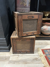 Load image into Gallery viewer, Vintage Farmhouse Stacking Boxes (Set of 2)
