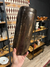 Load image into Gallery viewer, Tall Bronze Ceramic Vase
