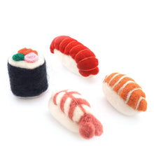 Load image into Gallery viewer, The Foggy Dog - Sushi Cat Toy,  Salmon Nigiri
