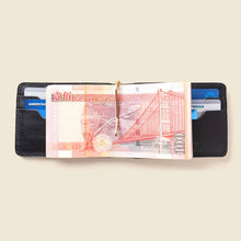 Load image into Gallery viewer, Bifold Money Clip Wallet - Black
