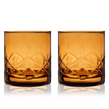 Load image into Gallery viewer, Warm Amber Crystal Cocktail Classes - Set of 2 
