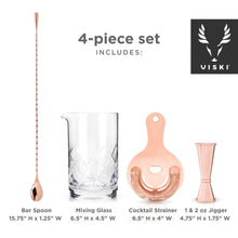 Load image into Gallery viewer, 4-Piece Summit Barware in copper finish
