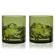 Load image into Gallery viewer, lead free crystal cocktail glassware - set of 2 
