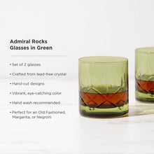 Load image into Gallery viewer, lead free crystal cocktail glassware - set of 2 
