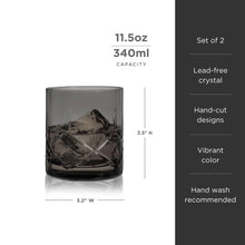 Load image into Gallery viewer, lead free crystal rock cocktail glassware
