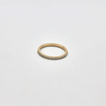 Load image into Gallery viewer, Pave Gold Stacking Ring
