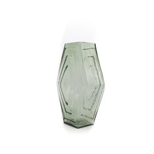 Load image into Gallery viewer, Large Infinite Hexagon Vase - Smokey Green
