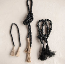 Load image into Gallery viewer, Paulownia Black Wood Bead Garland
